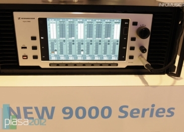 System bezprzewodowy Sennheiser 9000 na targach Plasa 2012 w Londynie